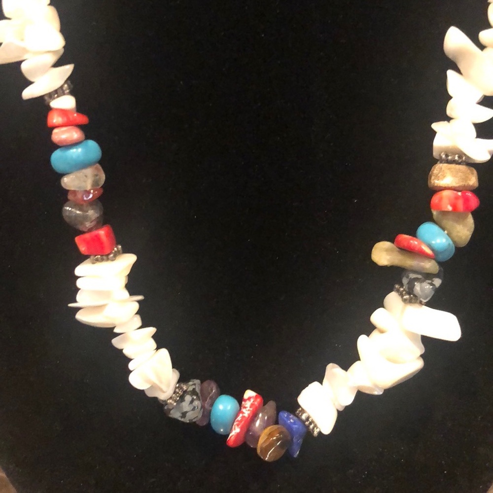 Multi Colored Stone Necklace. - image 7